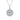 0.5 CT Round Shield Pendant Necklace