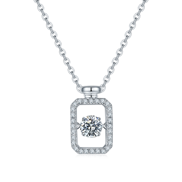 0.5 CT Bottle Pendant Necklace