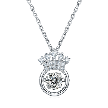 0.5 CT Crown Pendant Necklace