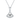 0.5 CT Triangle Pendant Necklace